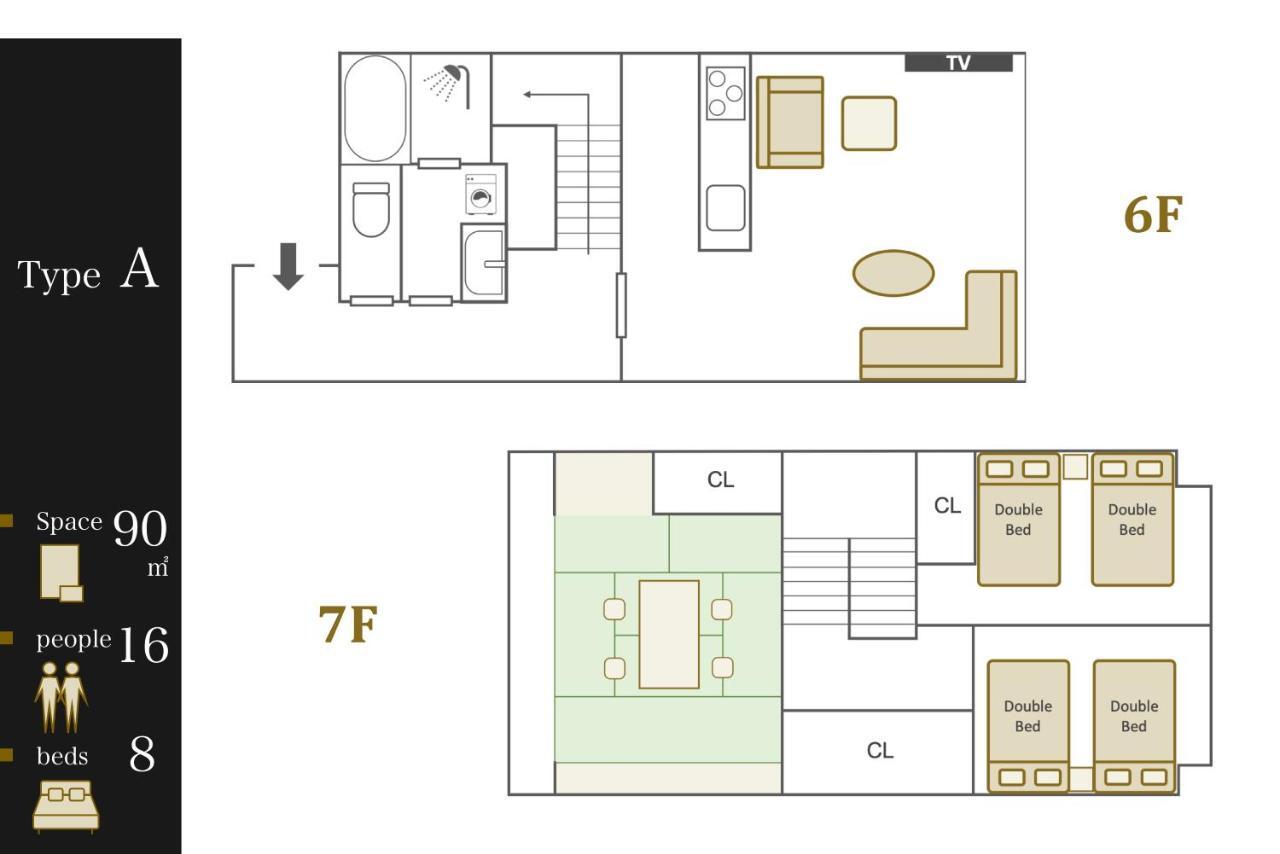 Apartament Grandouce Shinsaibashi-Higashi Osaka Zewnętrze zdjęcie